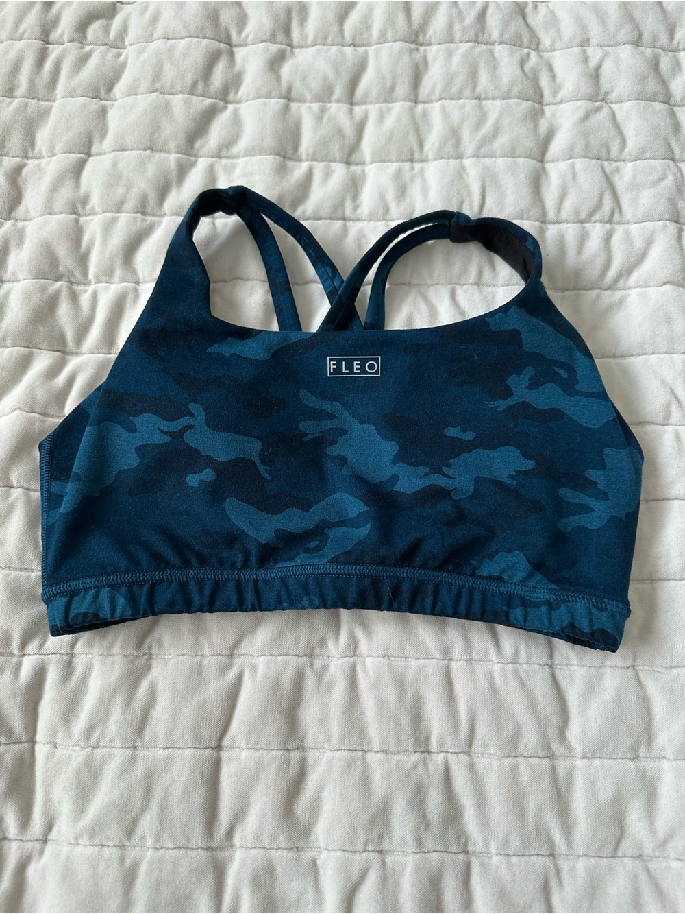 Fleo isla bra, blue camo